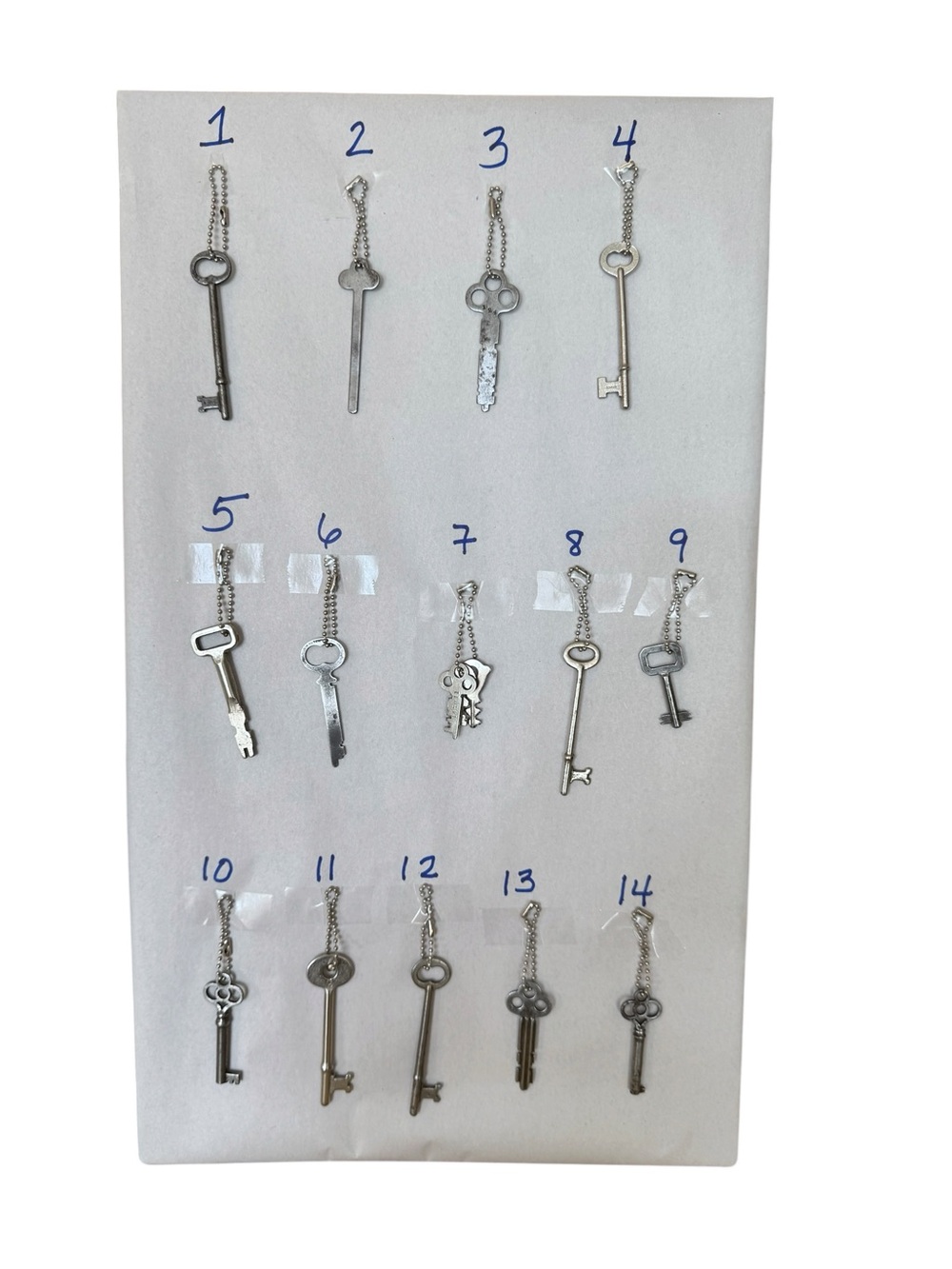 Handmade Vintage Key Bag Charms
